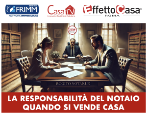 Scopri di più sull'articolo La Responsabilità del Notaio quando si vende Casa