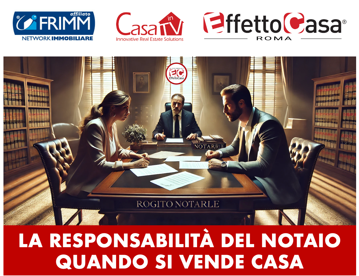 Scopri di più sull'articolo La Responsabilità del Notaio quando si vende Casa