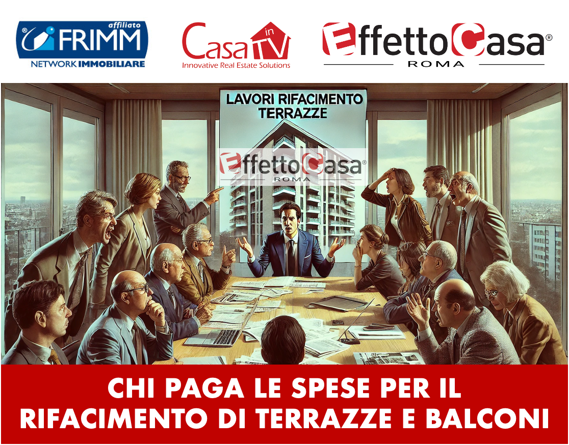 Scopri di più sull'articolo Chi paga le spese per il rifacimento di terrazze e balconi