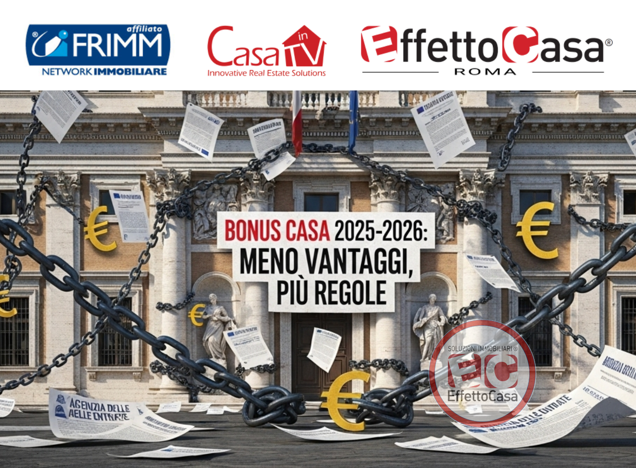 Scopri di più sull'articolo Bonus Casa 2025–2026: meno vantaggi, più regole