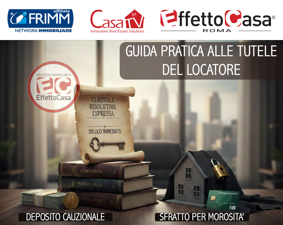 Scopri di più sull'articolo Guida Pratica alle Tutele del Locatore: Clausola Risolutiva, Sfratto per Morosità e Garanzie Finanziarie
